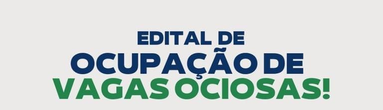 Últimos dias de inscrição em cursos de graduação por meio das vagas ociosas Últimos dias de inscrição em cursos de graduação por meio das vagas ociosas