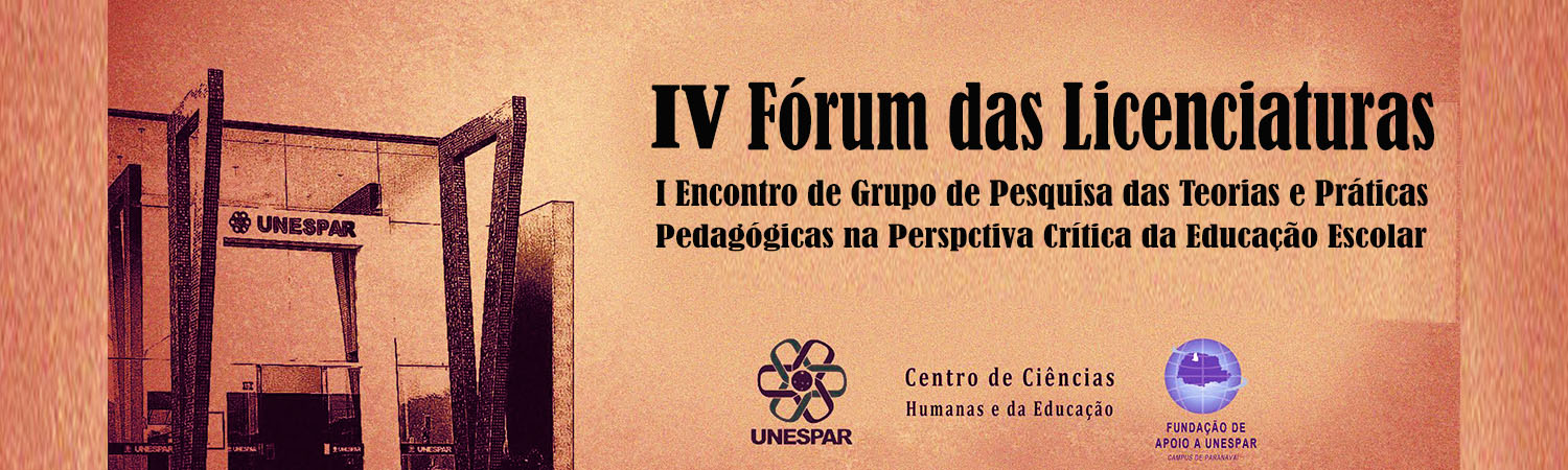 IV fórum das licenciaturas