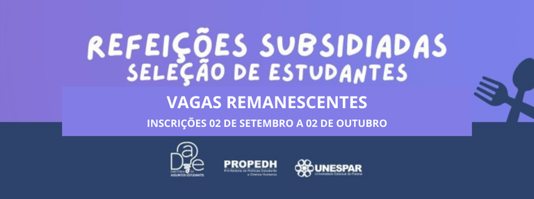 VAGAS REMANESCENTES INSCRIÇÕES 02 DE SETEMBRO A 02 DE OUTUBRO.png