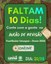 ATENÇÃO, ESTUDANTE! FALTAM 10 DIAS PARA O AULÃO ONLINE DE REVISÃO VESTIBULAR!