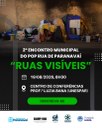 INSCRIÇÕES ABERTAS! - O 2º Encontro Municipal do Pop Rua de Paranavaí