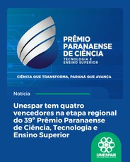 Pesquisadores da Universidade foram reconhecidos em diferentes áreas e categorias e agora seguem para a Etapa Estadual