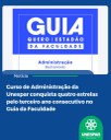 Curso de Administração da Unespar conquista quatro estrelas pelo terceiro ano consecutivo no Guia da Faculdade