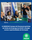 A UNESPAR Campus de Paranavaí participa do Feirão do Emprego da ACIAP e divulga cursos e oportunidades de formação