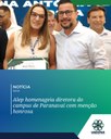 • Alep homenageia diretora do campus de Paranavaí com menção honrosa