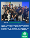 Alunos e professores do curso de Matemática da UNESPAR Campus Paranavaí, marcaram presença no III Simpósio de Resolução de Problemas na Educação Matemática (SiRPEM)