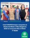 Casal UNAPI/Unespar conquista os títulos de Mister e Miss Elegância 2025 no Concurso Miss & Mister 3ª Idade!