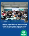 Curso de Licenciatura em Matemática da UNESPAR Campus de Paranavaí realiza encontro de estudos em Modelagem