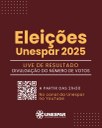 Eleição 2025 Unespar: Divulgação do número de votos