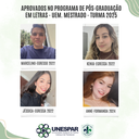 • Formação de Qualidade: Egressos do curso de Letras da Unespar Campus Paranavaí Avançam em Programas de Pós-Graduação