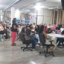 Hoje recebemos na biblioteca alunos do...