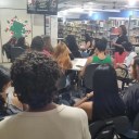 Hoje recebemos na biblioteca alunos do...