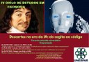 IV Ciclo de estudos em Filosofia - Descartes na era da IA: do cogito ao código