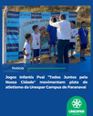 Jogos Infantis Pvai "Todos Juntos pela Nossa Cidade" movimentam pista de atletismo da Unespar Campus de Paranavaí