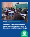 • Mais de 4,9 mil candidatos prestaram concurso para a Unespar no último domingo