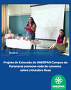 Projeto de Extensão da UNESPAR Campus de Paranavaí promove roda de conversa sobre Outubro Rosa