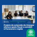 • Projeto de extensão da Unespar oferece apoio fiscal e contábil à Paranavaí e região
