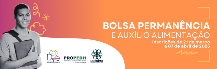 • Propedh divulga edital de Bolsa Permanência e Auxílio Estudantil