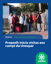 • Propedh inicia visitas aos campi da Unespar