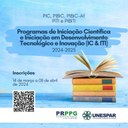 Projetos de IC & ITI para biênio 2024-25