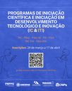 • PRPPG abre seleção de projetos de IC & ITI para ciclo 2025-26 em março