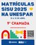 • Sisu 2025: está disponível a lista de aprovados na 9º chamada