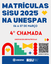 • Sisu 2025: está disponível a lista de aprovados na quarta chamada