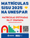 • Sisu 2025: está disponível o edital de matrículas efetivadas e condicionais da 3ª chamada