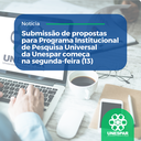 • Submissão de propostas para Programa Institucional de Pesquisa Universal da Unespar começa na segunda-feira (13)