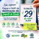  Último dia para realizar o pagamento do DARF da destinação do Imposto de Renda