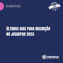 • Últimos dias para inscrição no Josuepar 2023