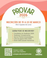 Podem participar pessoas que realizaram os outros processos seletivos da Unespar para ingresso em 2026