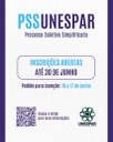 • Unespar anuncia PSS para contratação de 22 Agentes Universitários temporários