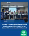 Unespar Campus de Paranavaí celebra excelência científica e liderança em bolsas PPG em cerimônia institucional