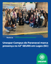 Unespar Campus de Paranavaí marca presença no 43º SEURS em Lages (SC)