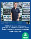 UNESPAR Campus de Paranavaí participa do IV Seminário Internacional de Pós-Graduação em Desenvolvimento Rural Sustentável