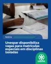 • Unespar disponibiliza vagas em disciplinas isoladas