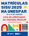 • Unespar divulga lista de aprovados pelo Sisu; matrículas acontecem entre 29 e 31 de janeiro