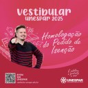 • Unespar divulga resultado da solicitação da isenção da taxa de inscrição para o Vestibular