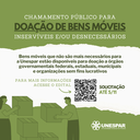 • Unespar oferece para doação itens inservíveis e/ou desnecessários que não atendem suas finalidades