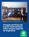 Unespar participa de evento internacional sobre ensino superior na Argentina