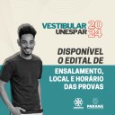 • Unespar publica edital de ensalamento para Vestibular 2024