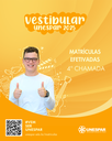• Vestibular 2025: está disponível o edital de matrículas efetivadas e condicionais da 4ª chamada • Vestibular 2025: está disponível o edital de matrículas efetivadas e condicionais da 4ª chamada