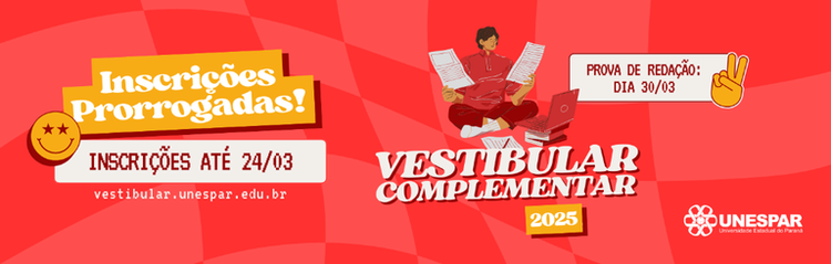 • Vestibular Complementar: Último dia para se inscrever e pagar o boleto